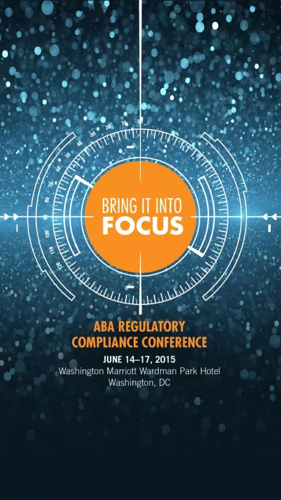 Tangkapan layar 2015 ABA Regulatory Compliance Conference