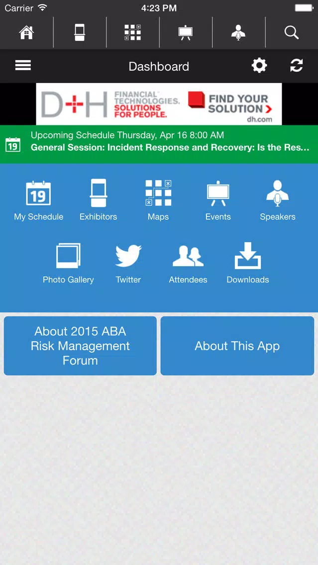 Tangkapan skrin 2015 ABA Risk Management Forum