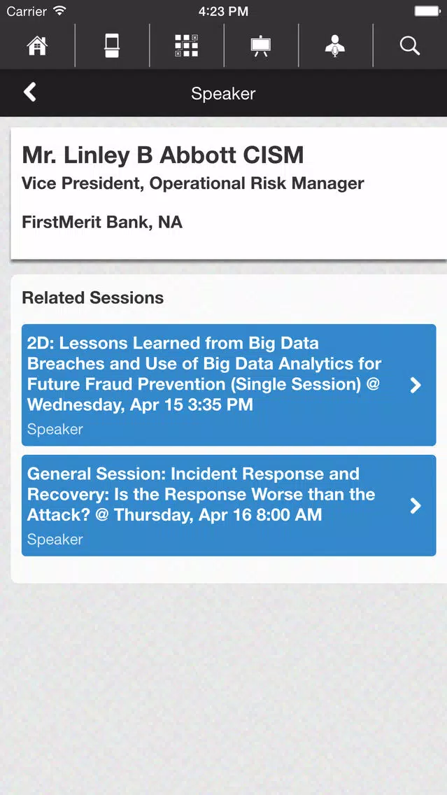 Tangkapan skrin 2015 ABA Risk Management Forum