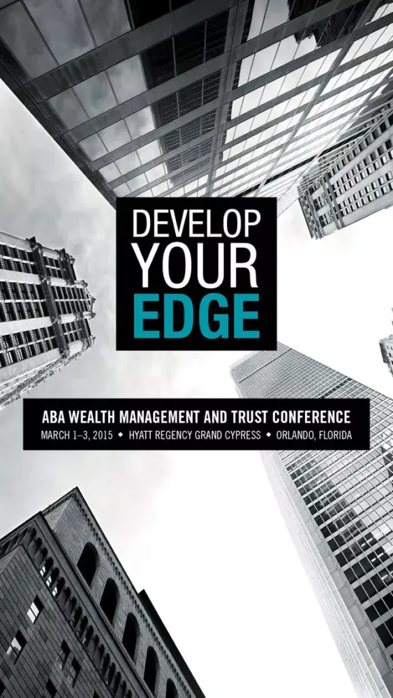 2015 ABA Wealth Management and Trust Conference سکرین شاٹس