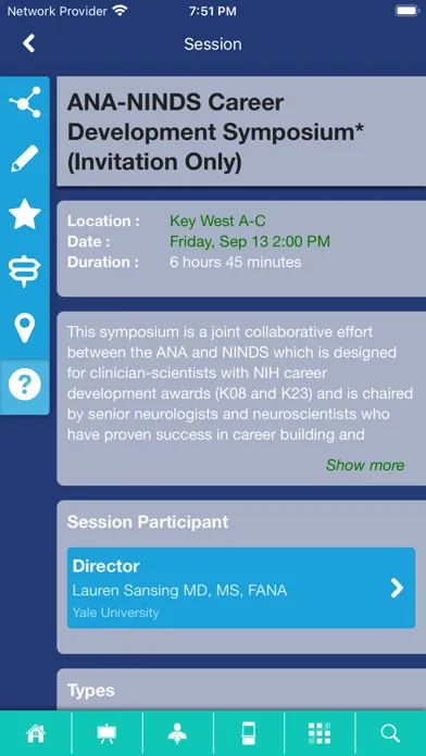 Ảnh chụp màn hình của ANA Meetings