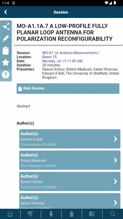 APS/URSI Screenshots