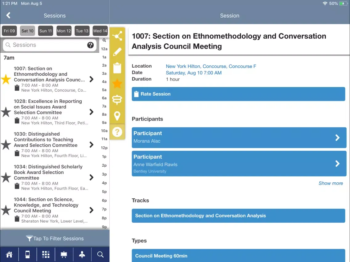 ASA Annual iPad  Screenshots