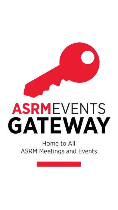 ASRM Events Gateway Screenshots