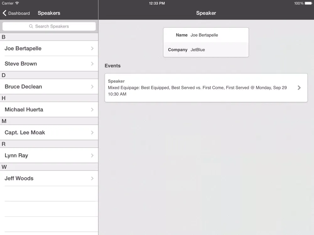 ATCA 59th Annual Conference and Exposition 2014 iPad  Screenshots