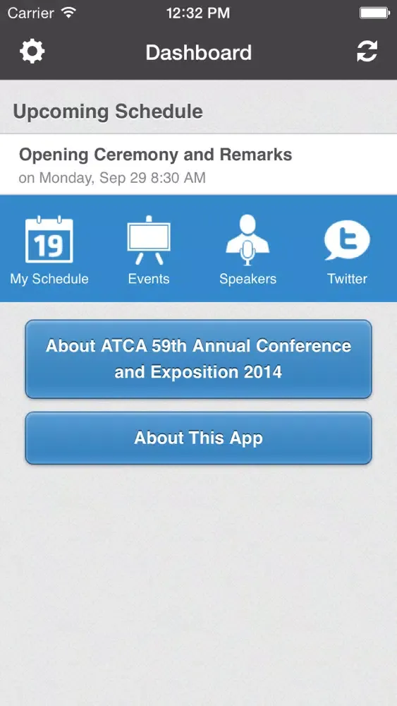 ATCA 59th Annual Conference and Exposition 2014 Screenshots