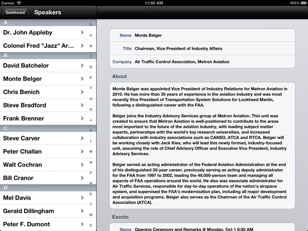 صور ATCA 57th Annual Conference and Exposition 2012 iPad 