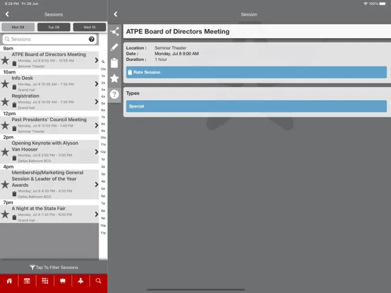 ATPE Summit iPad  Screenshots