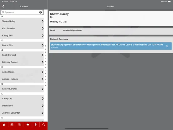 ATPE Summit iPad  Screenshots