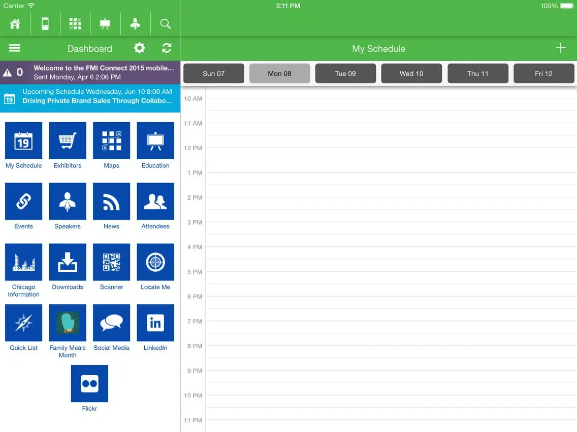 FMI Connect 2015 iPad  Ekran Görüntüleri