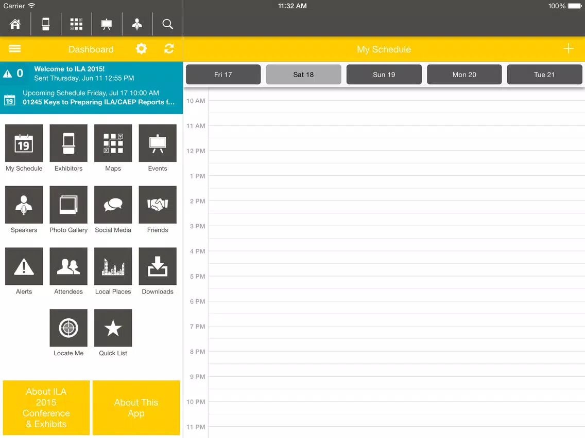 ภาพหน้าจอของ ILA 2015 Conference & Exhibits iPad 
