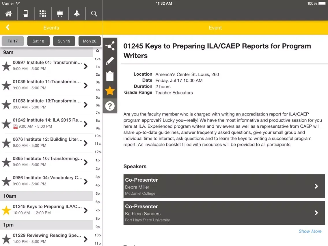 Screenshot di ILA 2015 Conference & Exhibits iPad 