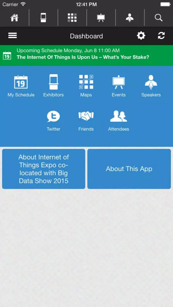 Internet of Things Expo co-located with Big Data Show 2015 স্ক্রিনশট