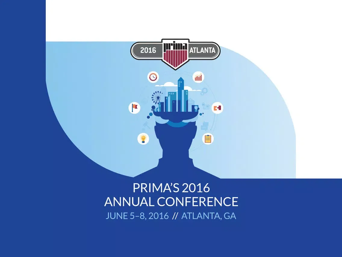 Ảnh chụp màn hình của 2016 PRIMA Annual Conference iPad 