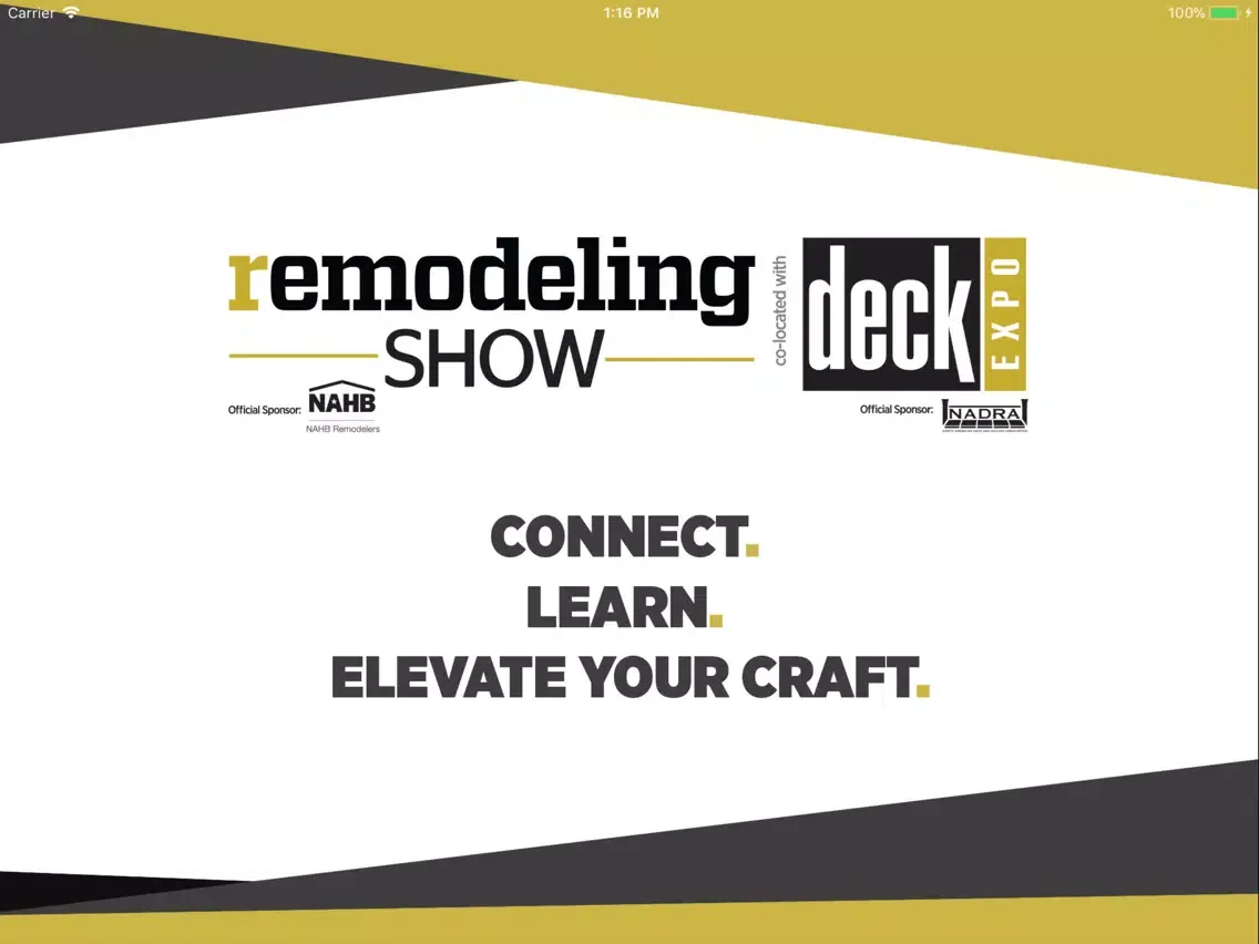 Remodeling Show and DeckExpo iPad  Screenshots