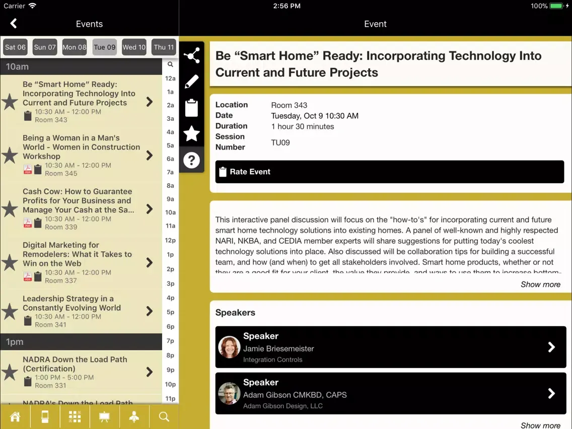 Remodeling Show and DeckExpo iPad  Screenshots