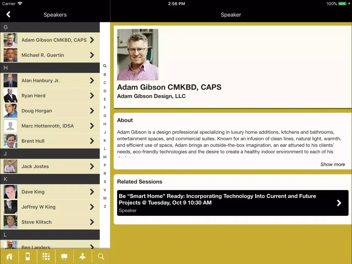 Remodeling Show and DeckExpo iPad  Screenshots