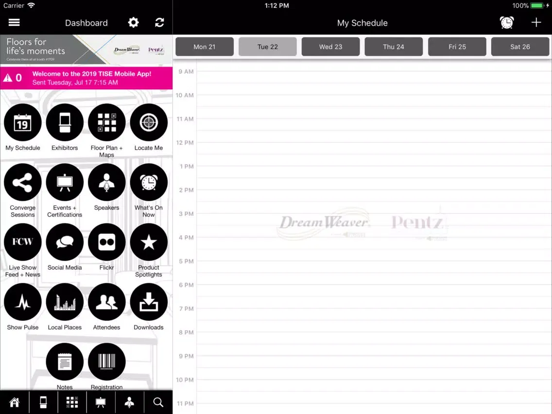 International Surface Event iPad  スクリーンショット