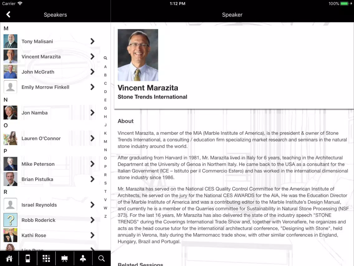 International Surface Event iPad  Ekran Görüntüleri