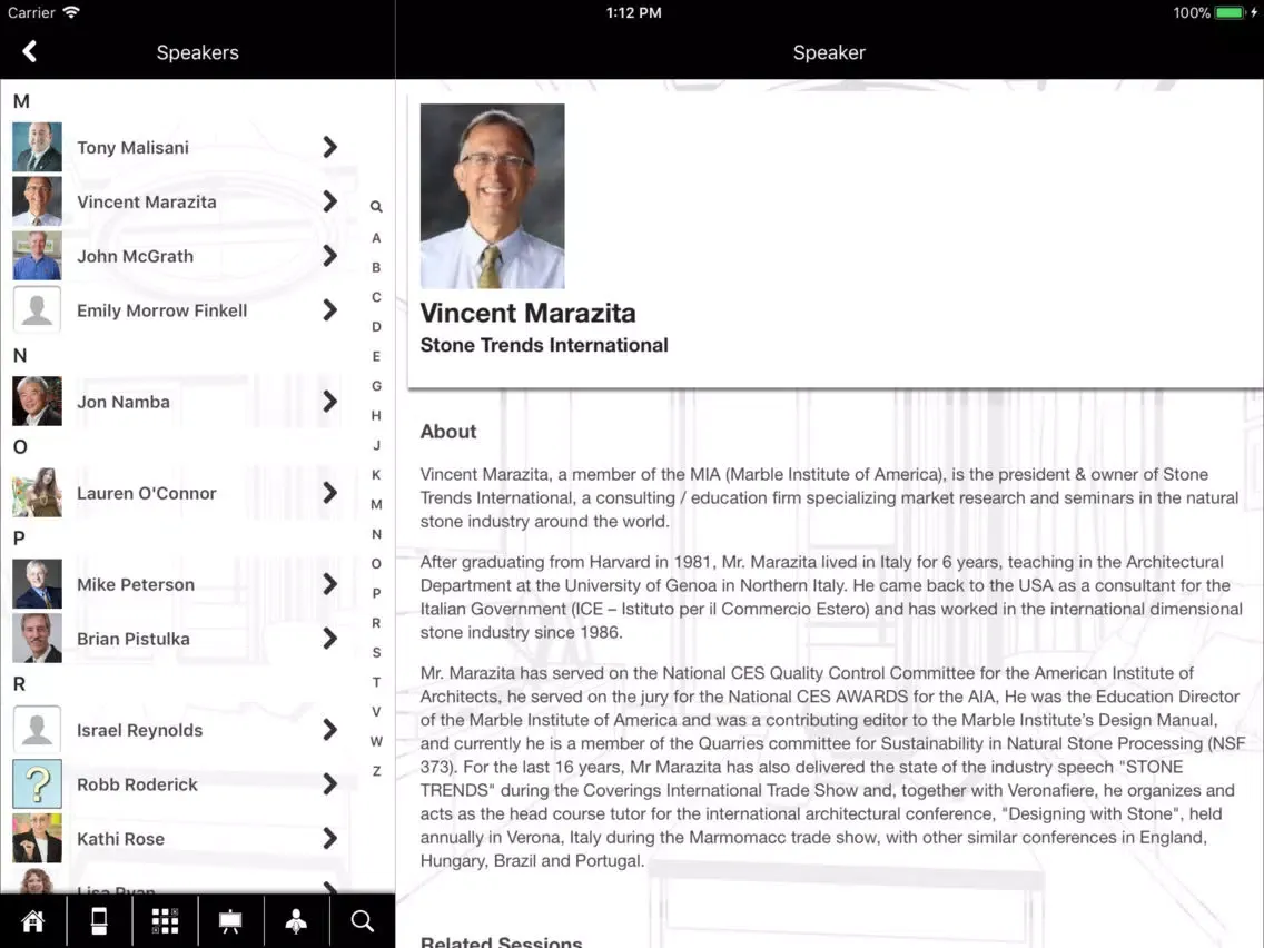 International Surface Event iPad  スクリーンショット