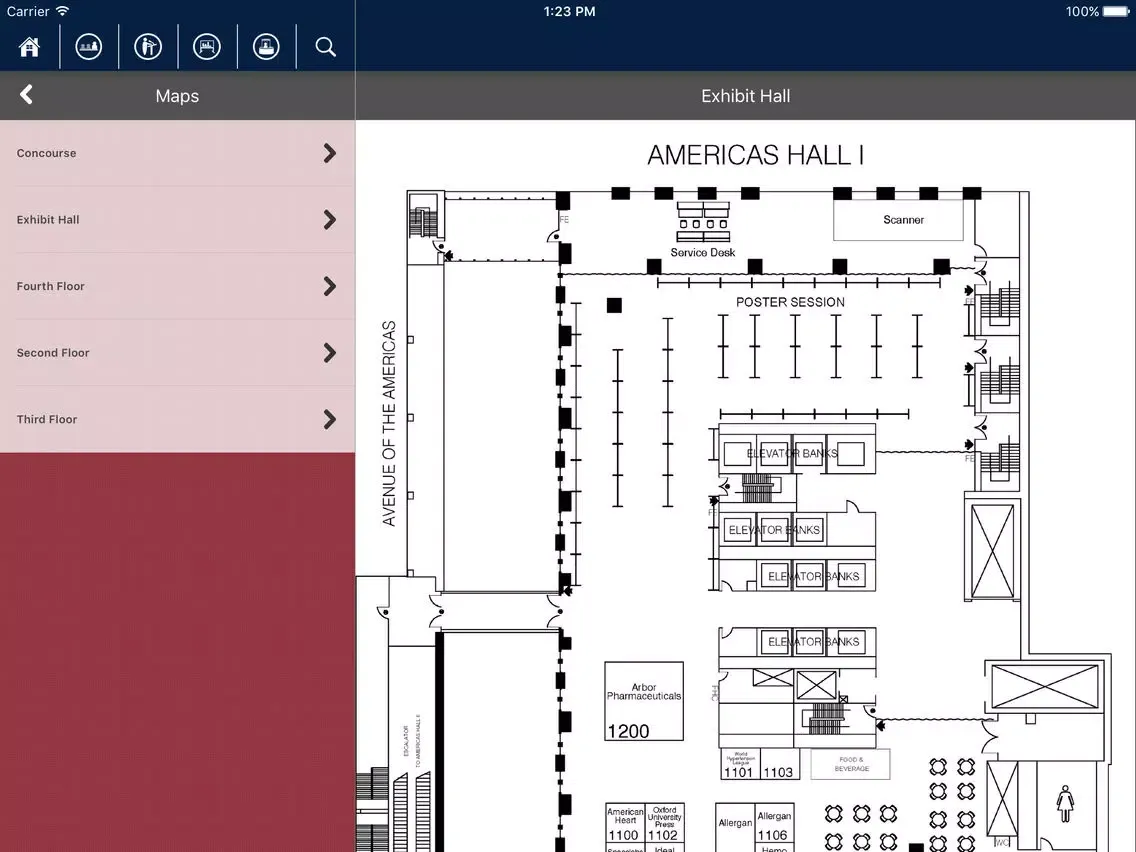 Captures d'écran de 2016 ASH Annual Scientific Meeting & Expo Admin iPad 