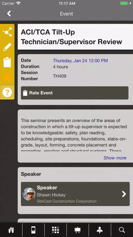 Screenshot di World of Concrete