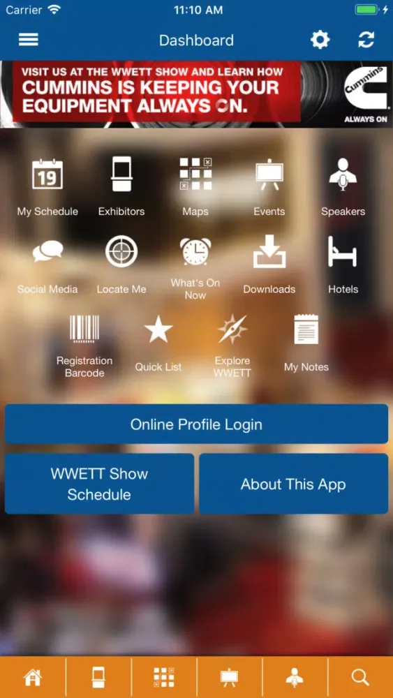 Screenshot di WWETT Show