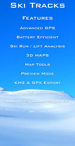 Tangkapan skrin Ski Tracks