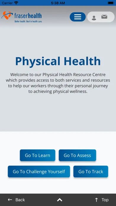 Fraser Health MyHealth سکرین شاٹس