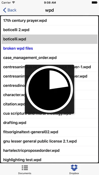 Скриншоты WordPerfect Viewer for iPhone