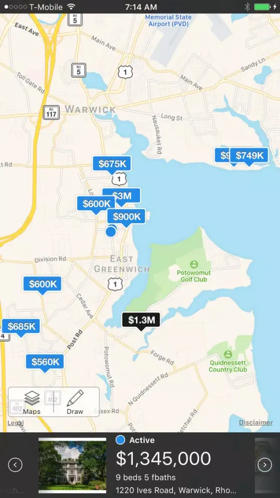 RI Multiple Listing Service Screenshots