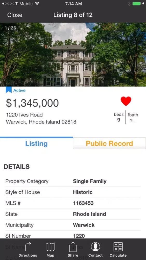 RI Multiple Listing Service Screenshots