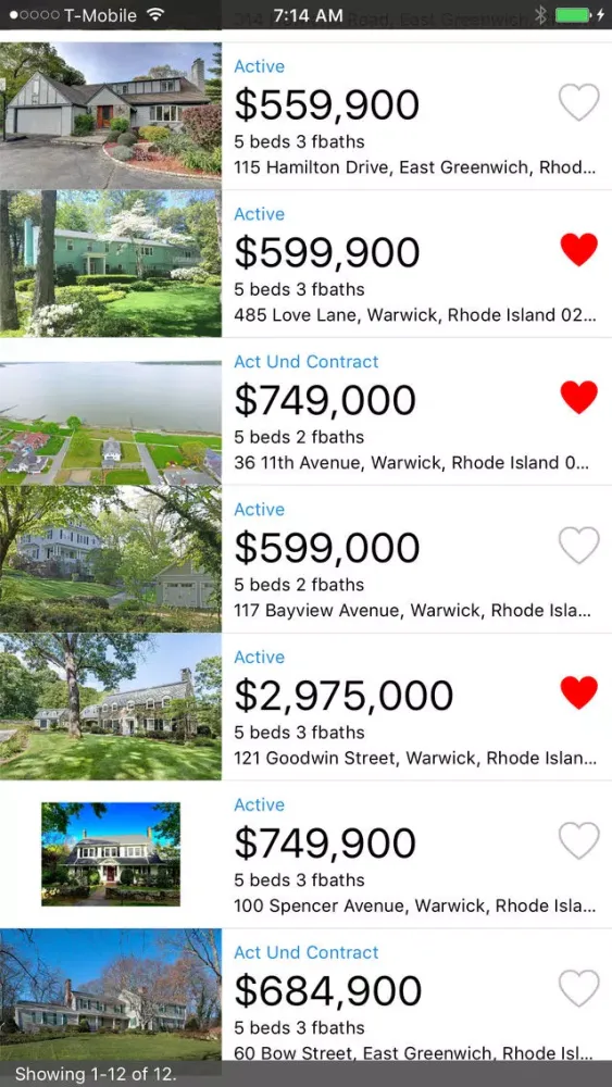 RI Multiple Listing Service Screenshots