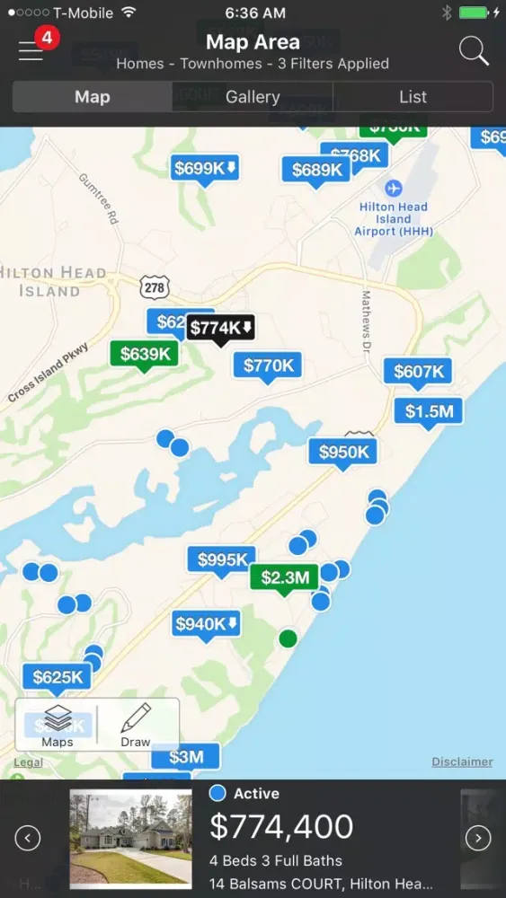 ภาพหน้าจอของ Hilton Head MLS