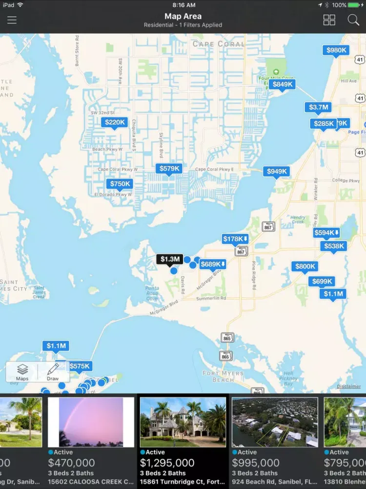SanCapGoMLS iPad スクリーンショット