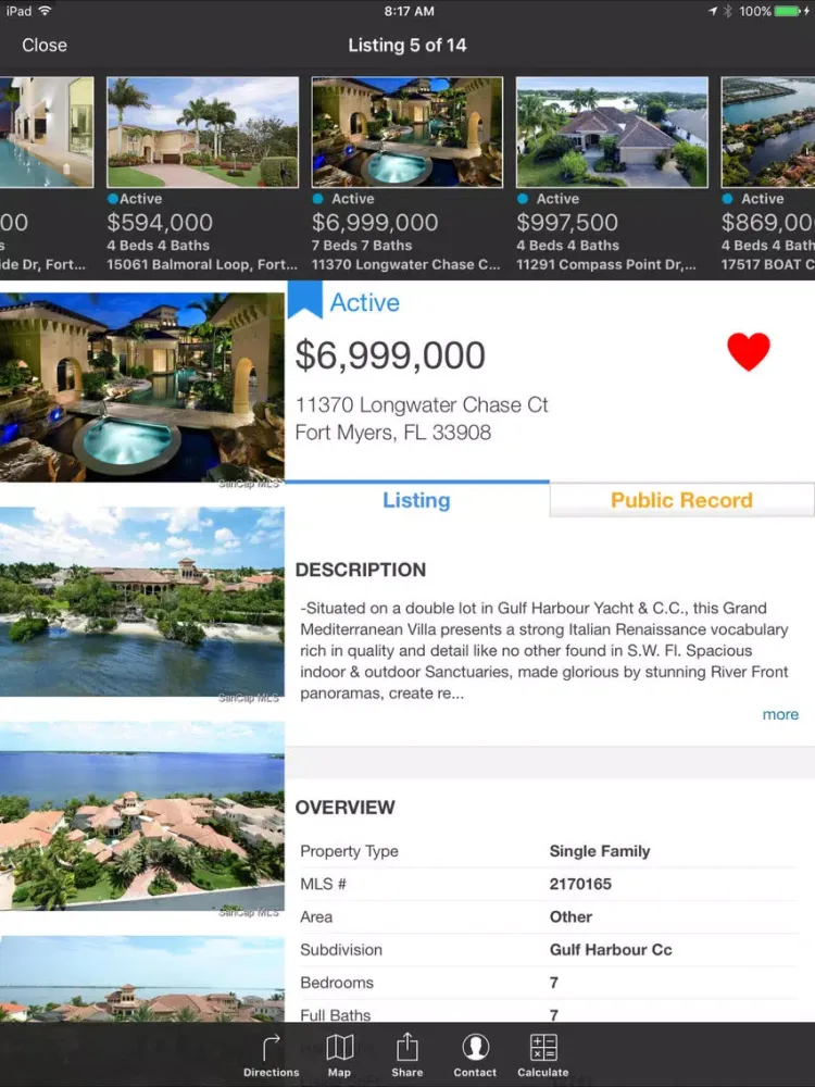 SanCapGoMLS iPad スクリーンショット