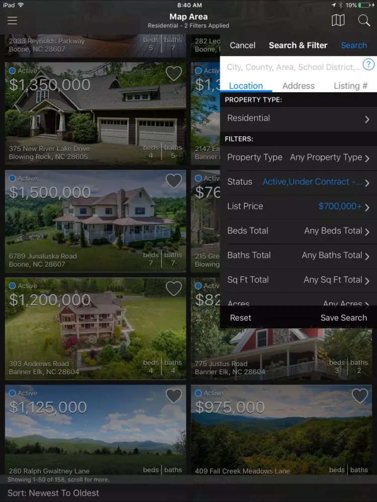 GoMLS High Country NC iPad 应用截图