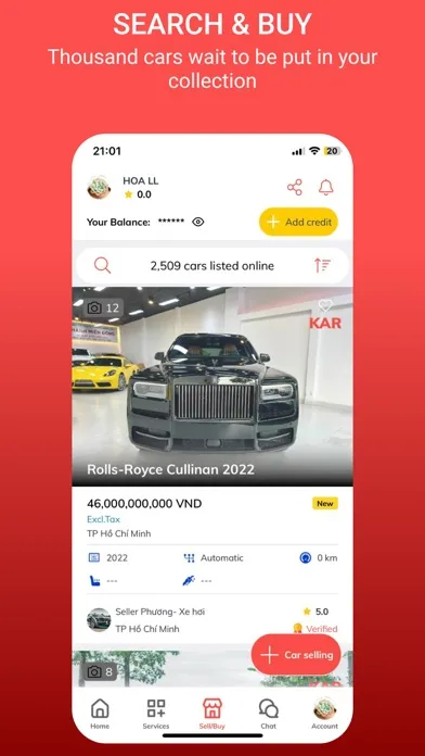 Capturas de tela do Karsales - Đa tiện ích về Ô tô