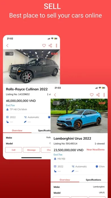 Capturas de tela do Karsales - Đa tiện ích về Ô tô