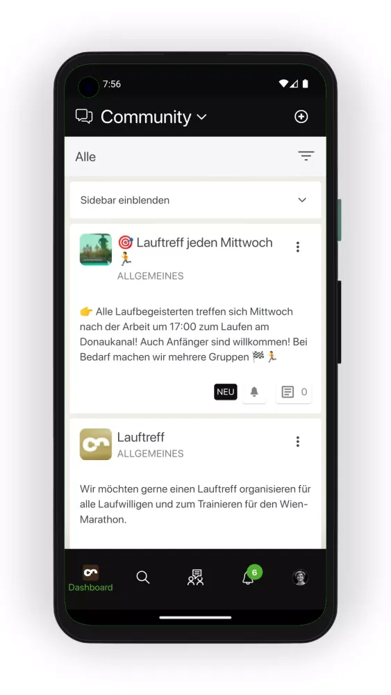 Capturas de tela do Fiegl APP