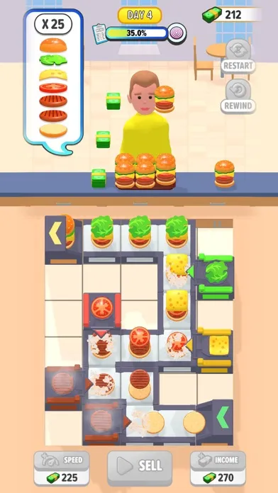 Zrzuty ekranu Burger Factory Idle