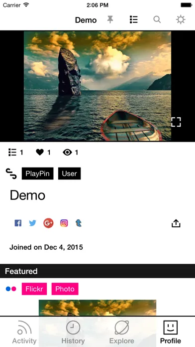 PlayPin - Share + Discover स्क्रीनशॉट