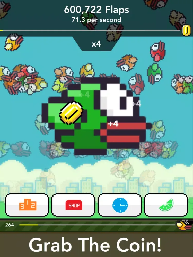 Capturas de tela do Super Flappy Clickers iPad 