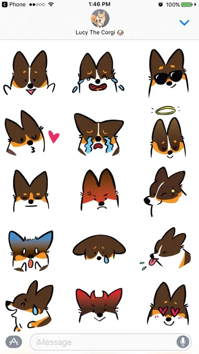 Tricolor Corgimoji سکرین شاٹس