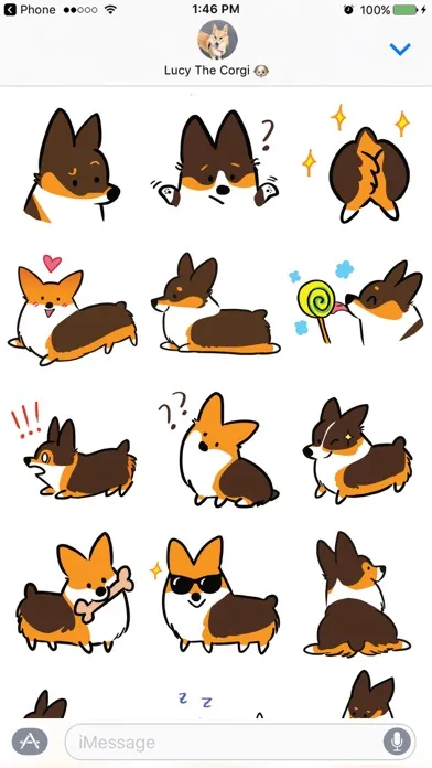 Tricolor Corgimoji سکرین شاٹس