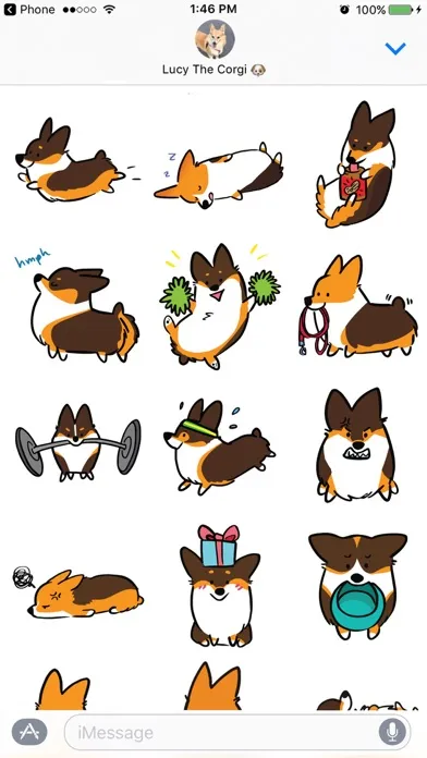 Tricolor Corgimoji سکرین شاٹس