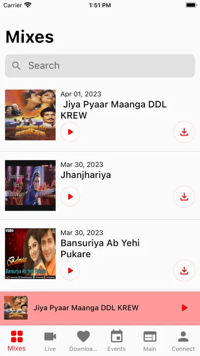 Tangkapan skrin DDL KREW RADIO