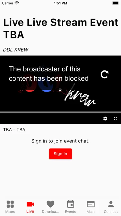 Tangkapan skrin DDL KREW RADIO