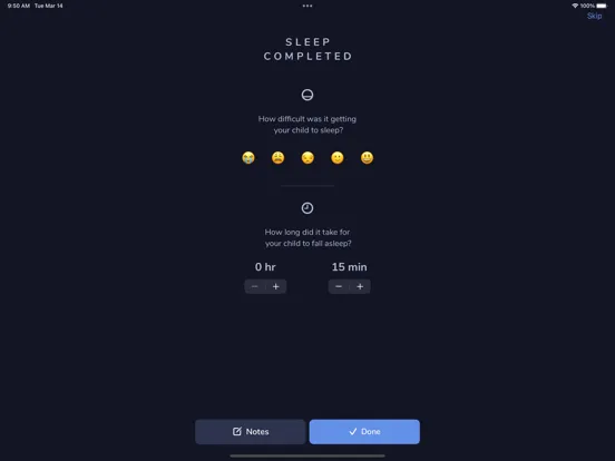 CORI Sleep iPad  スクリーンショット