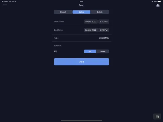 CORI Sleep iPad  スクリーンショット